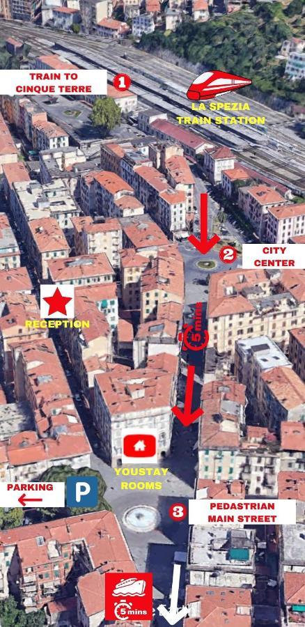 You Stay "Main Street & Station" La Spezia Extérieur photo
